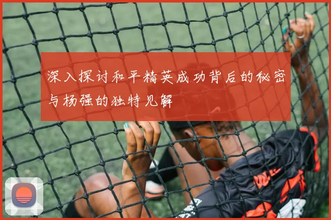 深入探讨和平精英成功背后的秘密与杨强的独特见解